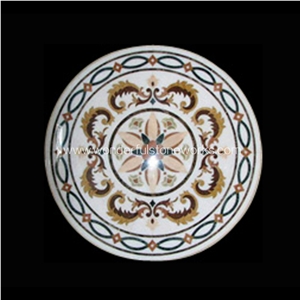 Square Waterjet Medallions Pattern Custom-Made