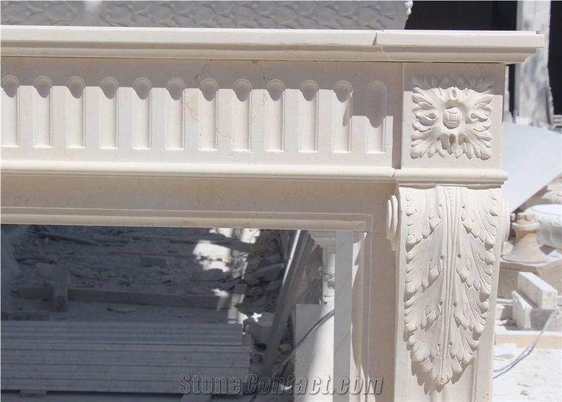 Stone Fireplace Mantels Surrounds Hearth