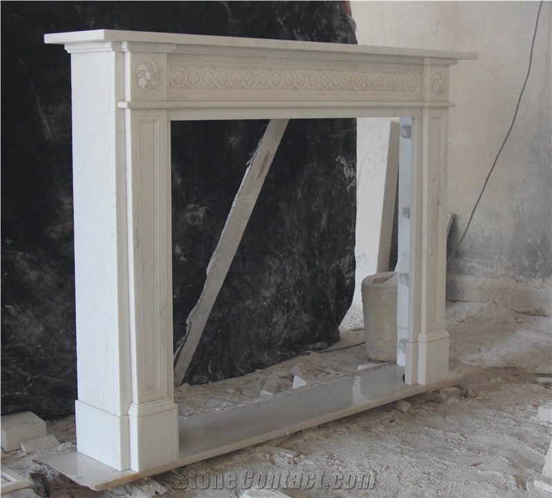 Stone Fireplace Mantels Surrounds Hearth