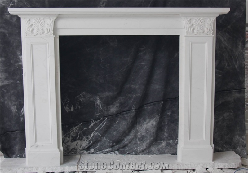 Stone Fireplace Mantels Surrounds Hearth