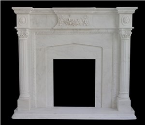 Stone Fireplace Surrounds Mantel Quyang Factory