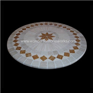 Waterjet Medallions Abtract Pattern Floor Decor