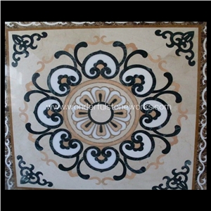 Waterjet Medallions Oval Pattern Floor Decor