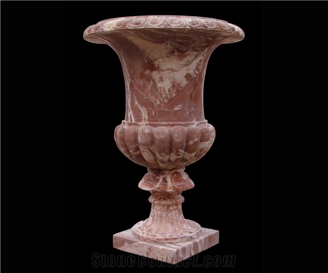 White Marble Flower Pots Stone Vases Stone Urns