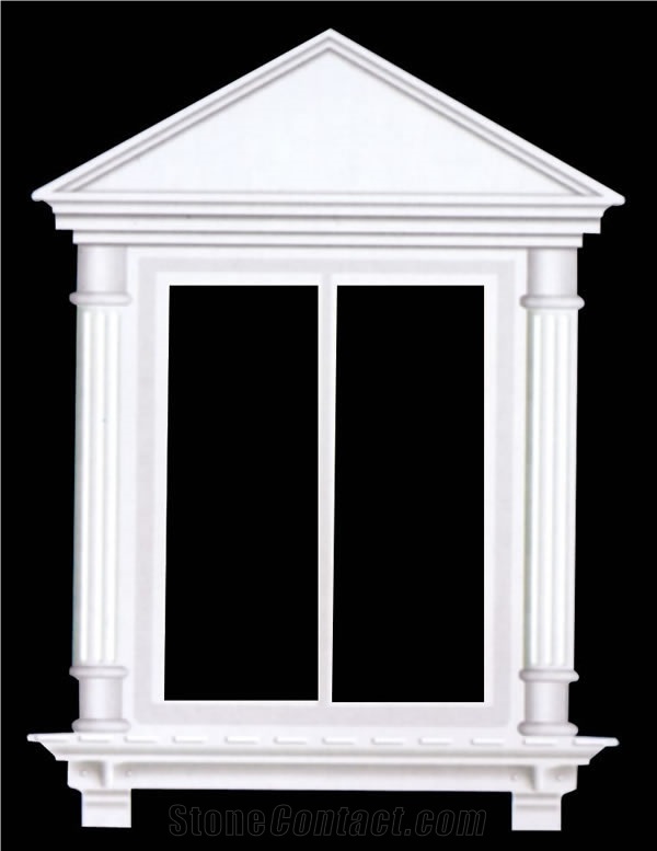 White Marble Window Cast Stone Frame Sill