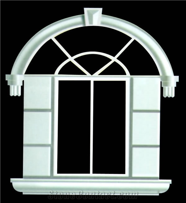 White Marble Window Cast Stone Frame Sill