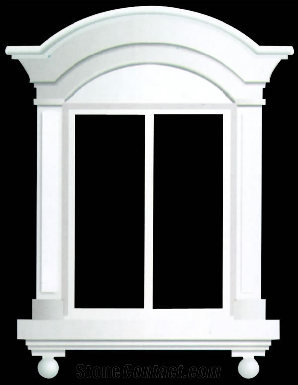 White Marble Window Cast Stone Frame Sill