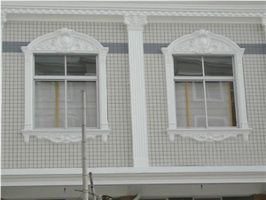 White Marble Window Cast Stone Frame Sill