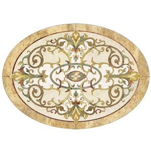 Arabesque Waterjet Cut Medallions Rosettes