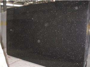 Black Galaxy Granite Slabs Floor Tiles&Countertops