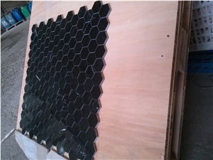 Black Marble Wall Mosaic Bathroom Mosaic