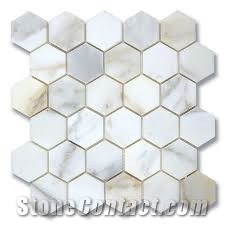 Calacatta Gold Brick Ktichen Backsplash Mosaic