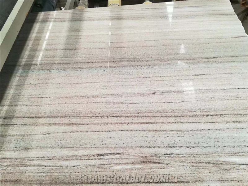 Crystal Wood Polished Marble Slabs Floor Tiles