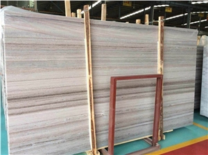 Crystal Wood Polished Marble Slabs Floor Tiles