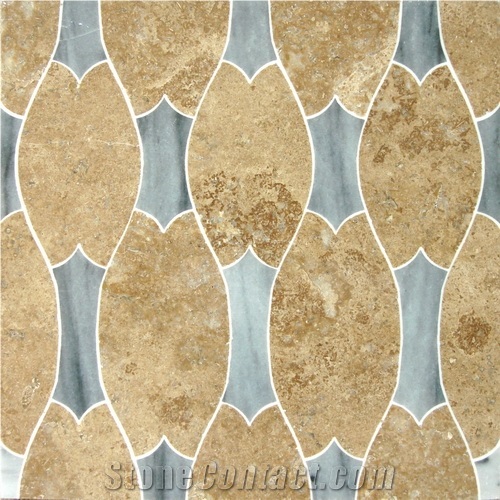 Custom Pattern Mosaic Bathroom Mosaic Polished
