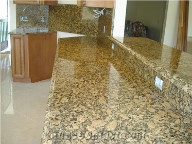 Giallo Veneziano Fiorito Granite 2cm Slabs Tiles