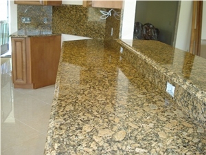 Giallo Veneziano Fiorito Granite 2cm Slabs Tiles