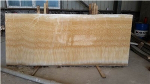Honey Onyx Slabs Polished Wall Tiles