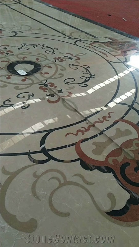 Marble Decorative Waterjet Floor Medallions