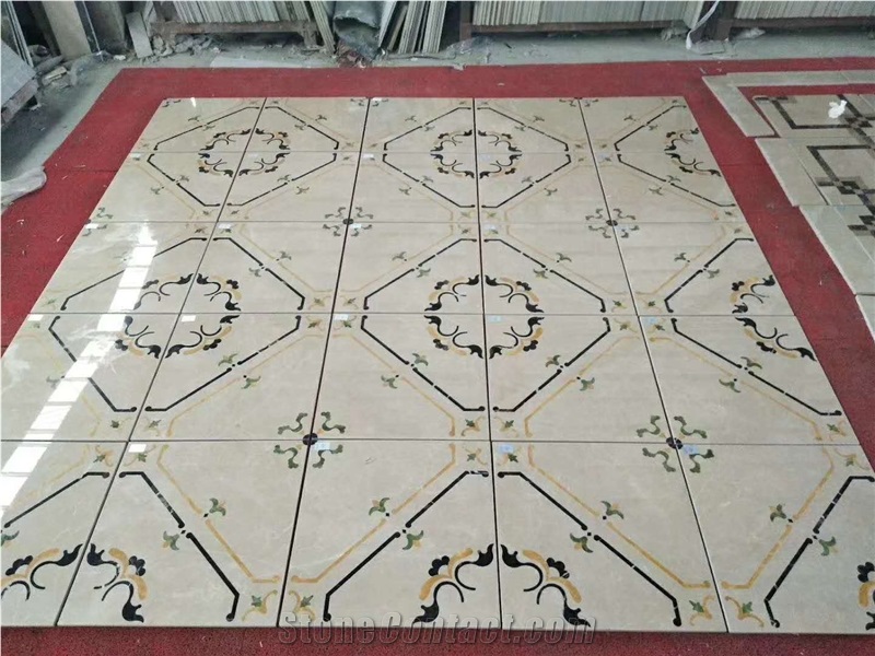 Marble Design Waterjet Marble Carpet Medallions