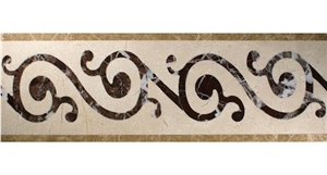 Marble Floor Design Waterjet Decorative Medallions