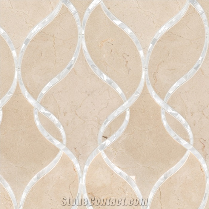 Marble Mosaic Design Waterjet Pattern Mosaic