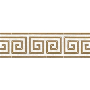 Marble Waterjet Border Medallions