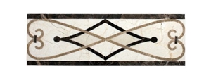 Marble Waterjet Border Medallions