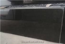 Mongolia Black Granite Slabs Tiles for Countertops