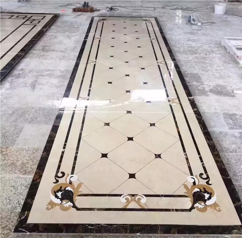 New Design Floor Mosaic Waterjet Medallions