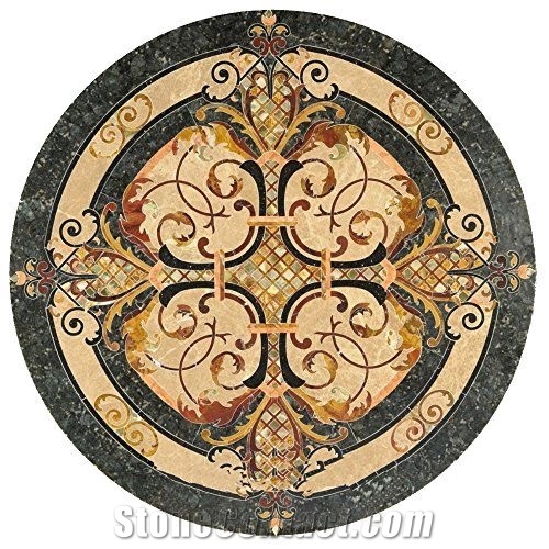 New Design Square Waterjet Medallions