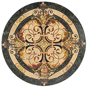 New Design Square Waterjet Medallions