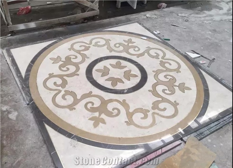 New Design Square Waterjet Medallions