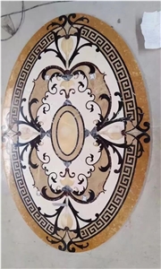 New Design Waterjet Square Medallions for Floor