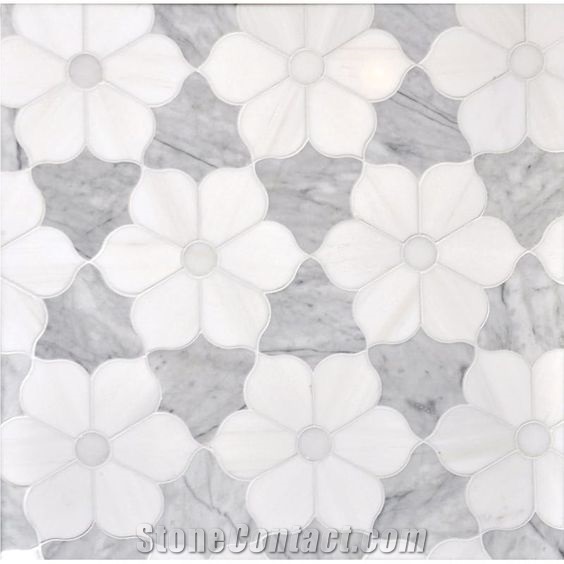 New Marble Mosaic Bathroom Floor Pattern Mosaic