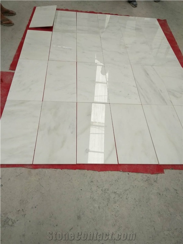 Oriental White Marble Slab Polished Flooring Tiles