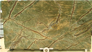 Rain Forest Green Marble Slabs