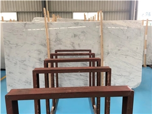 Statuario White Marble Wall Tile 2cm Slabs