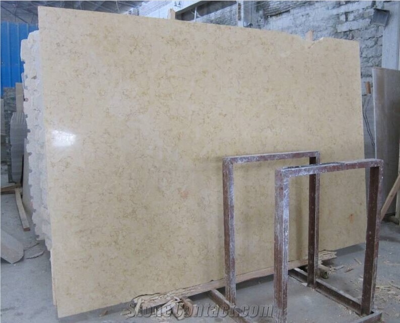 Sunny Beige Marble Slabs Floor Tiles