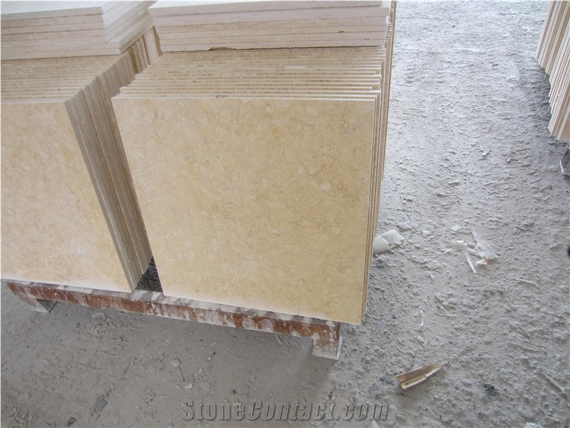 Sunny Beige Marble Slabs Floor Tiles