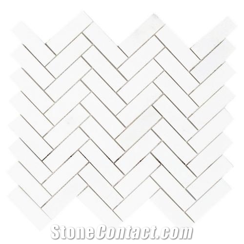 Thassos Hexagon Marble Kitchen Backsplash Mosaic