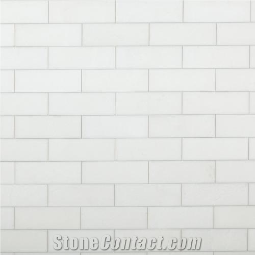 Thassos Marble Arabesque Wall & Floor Mosaic