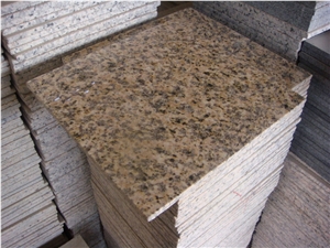 Tiger Skin Yellow Granite Slabs Polished Tiles
