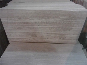 White Wood Slabs Marble Flooring Tile Walling Tile