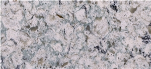 Green Decorative Pattern Vemy Quartz Stone