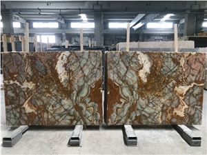 Lucra Green Onyx Tiles and Slabs