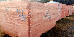 Turkish Travertine Blocks, Turkey Red Travertine