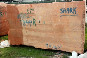 Turkish Travertine Blocks, Turkey Red Travertine