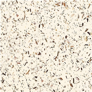 H-Quartz Crystal Beige Artificial Stone