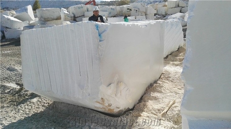 Bianco Sivec White A2,Sivec White A1 Marble Block